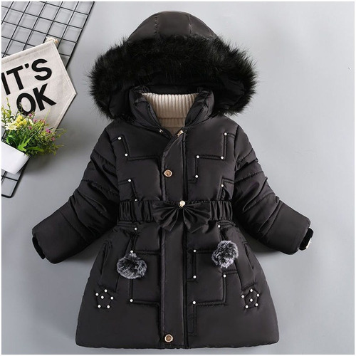 Chaqueta Con Capucha Para Niñas, Abrigo A Prueba De Viento