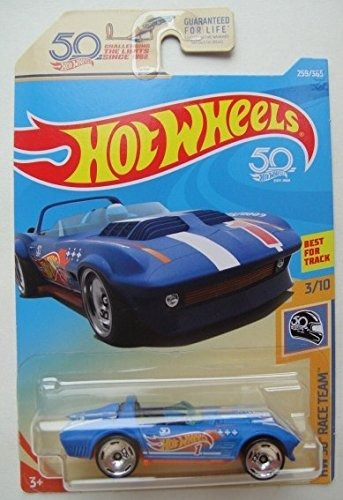 Hot Wheels Hw 50 Race Team 310 Blue Corvette Grand Sport Roa