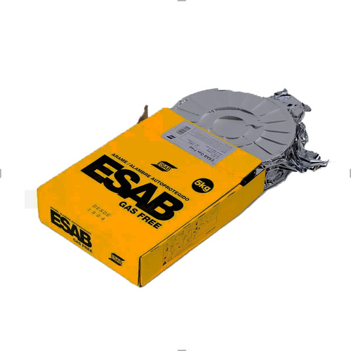 Arame Para Solda Mig Tubular Gás Free 0,8mm 5kg Sem Gás Esab
