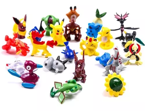 Pokebola Timer Ball 7cm Tamanho Com 10 Pokemon Aleatório