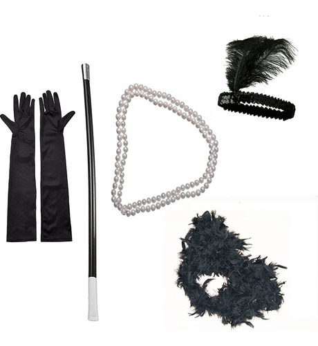 A Accesorios De Disfraz Gatsby Flapper Girl De Los Años 20