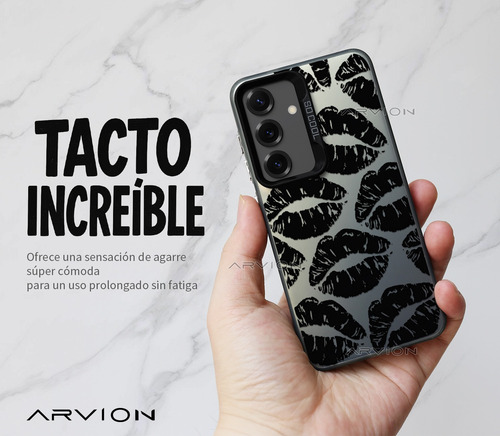 Funda Para Samsung Galaxy A Y S Creativa Con Estilo Mujer Negro Para Galaxy S23