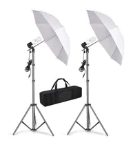 Comprar Kit Luz Continua X2 Portalámparas, Paraguas Y Trípodes 92cm