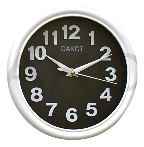 Reloj De Pared Dakot Pp68 Analogico Redondo  