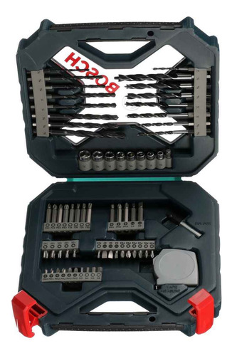 Taladro Atornillador Gsr 12v-15 Fc + Set X-line 65 Pcs Azul