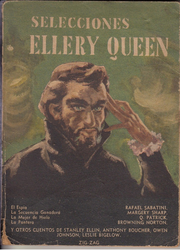 Pulp 1953 Selecciones De Ellery Queen Nº 8 Zig Zag Chile