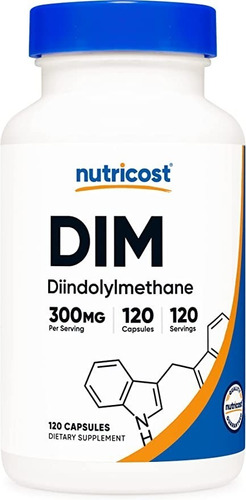 Original Nutricost Dim (diindolylmethane) 120 Cap Bioperine