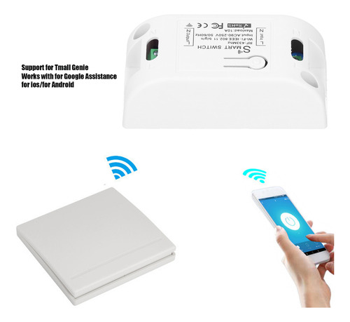Control Remoto Inalámbrico Kr2201w-4 App 433mhz Wifi Timing