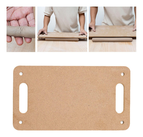 Tablero De Cuña De Arcilla Con Mango Incorporado, Tapete S