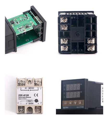 Termostato Anwo Controlador Pid Rex-c100 0-400°c