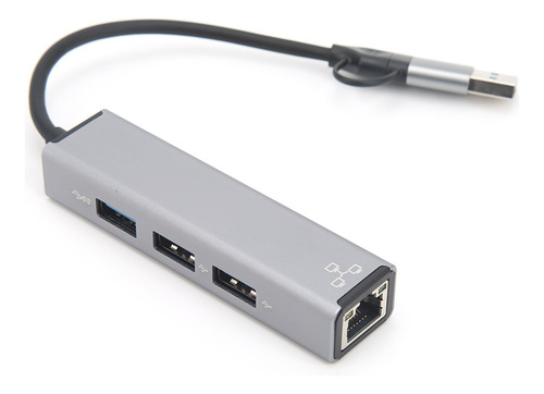 Hub Usb C A De Baja Latencia De Red 3.0 2.0 Rj45 Tipo C3.0