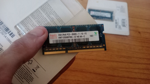 Memorias Ram Ddr3 1066mhz Para Notebook, 2 Módulos De 2gb. (Usado)