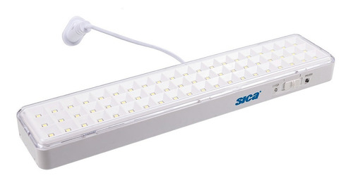 Luz De Emergencia 60 Leds Litio 8hs Sica Color Blanco