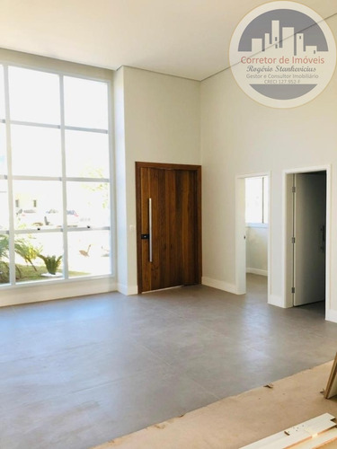 Imagem 3 de 15 de Excente Casa Terrea De Alto Padrão Condominio Jardim Residencial Santa Clara Em Indaiatuba Com 4 Suites - Ca00090 - 69796085