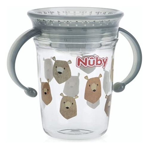 Vaso Bebé Nuby Tritán Sin Derrames, 2 Manijas 360° Wonder