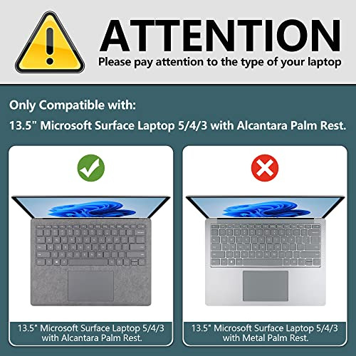 Funda Para Microsoft Surface 13.5puLG Surface Laptop 5/4/3 (