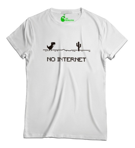 Playera No Internet Dinosaurio