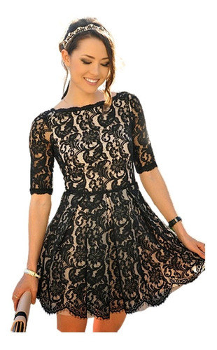 Vestido Encaje Elegante Princesa