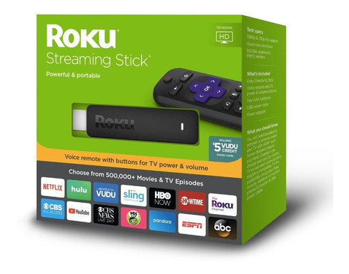 Roku Streaming Stick Smart Tv 2019 Nuevo Sellado - Kode