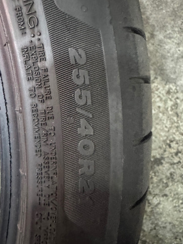 Pneu 255/40r21 102y Turanza 6 Bridgestone Usado Y (Usado)