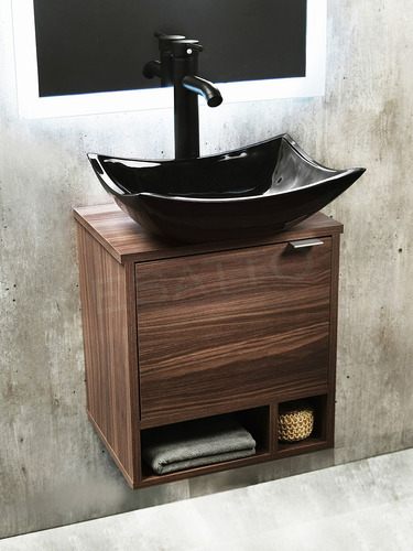 Esatto® Mueble Baño Dcnb Stylo N Lavabo Llave Negros Dren