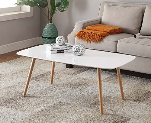 Convenience Concepts Oslo Coffee Table Blanco