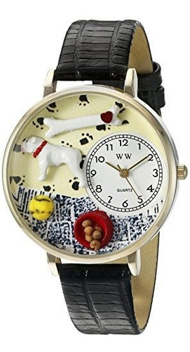 Reloj De Ra - Watches Unisex G******* Bulldog Black Skin Lea