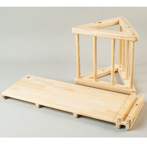 Pikler - Triângulo Com Rampa - Madeira - Mc010 - Olly Toys