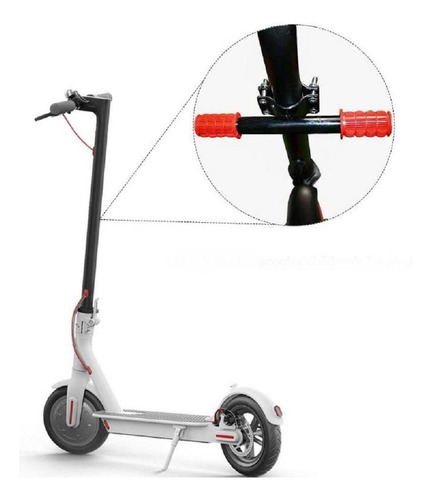 Monopatín Para Niños Con Manillar Seguro Para Scooter Rojo