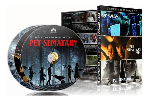 Cementerio De Animales 1-2+ Remake - Pet Sematary Saga - Dvd