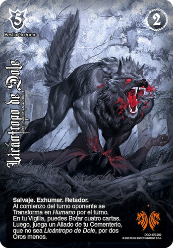 Myl Tcg: Licántropo De Dole - Dgo-170-200 (legendaria) (Usado)