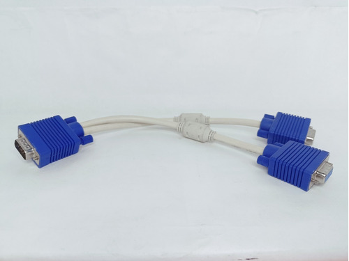 Cable Splitter Vga Svga Macho A 2 Hembra Video Pc