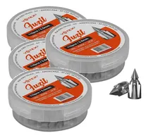 Comprar Kit 4 Estojos Chumbinho Votex Fuzil 5,5 Mm 440 Unidades