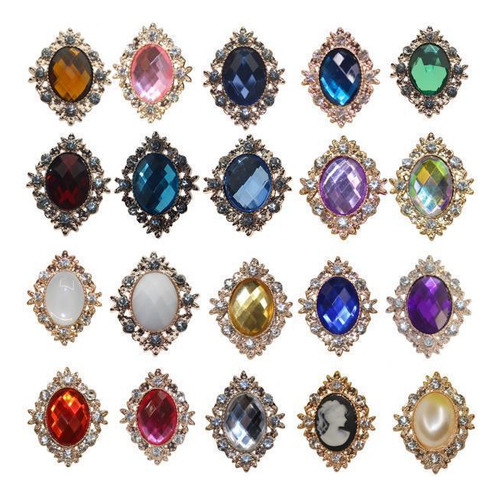 Botones De Cristal Para Coser 7 Piezas