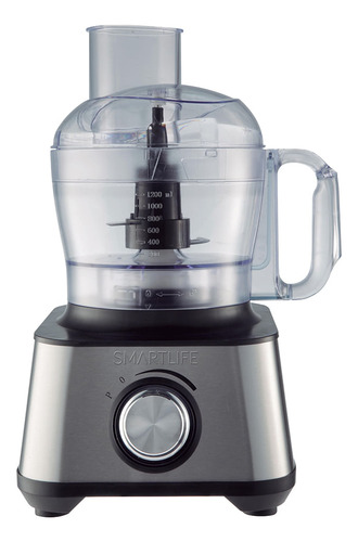 Multiprocesadora Acero Inoxidable Smartlife Slfp0509 Color Negro/Acero inoxidable