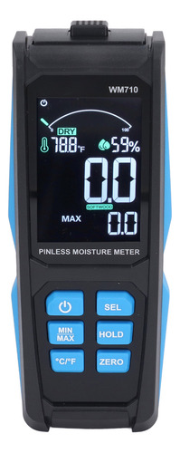Medidor De Humedad Sin Clavija, Detector Digital De Madera,