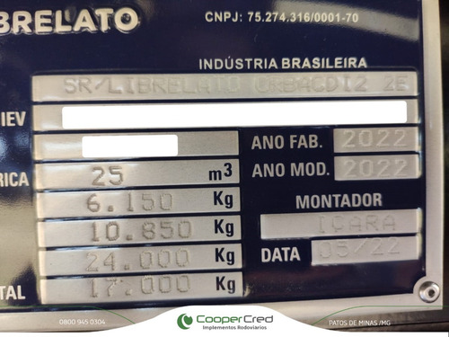 Imagem 5 de 15 de Carreta Bitrem Basculante Caçamba 2022 Librelato 7 Eixos