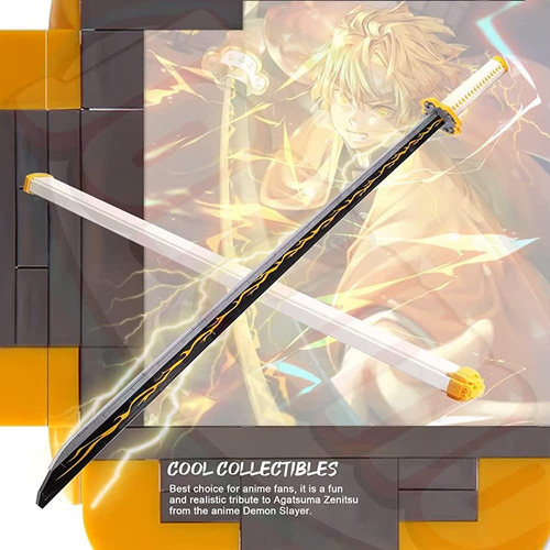 Demon Slayer Swords Compatible Con Lego, 39in Zenitsu Sword