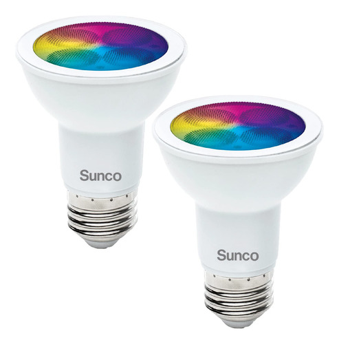 Sunco Lighting Bombillas Led Wifi Inteligentes Par20 Regula