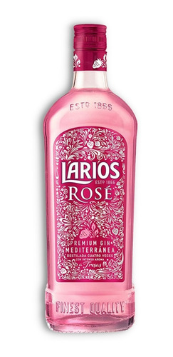 Ginebra Mediterránea Larios Rosé 700ml Destilado Premium