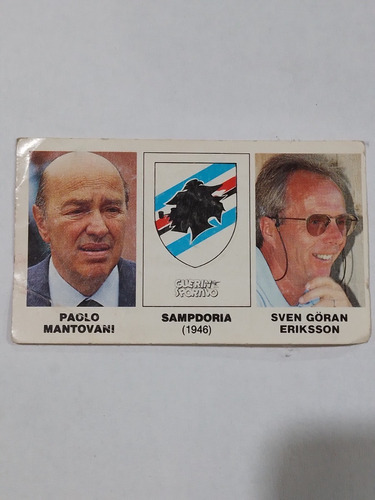 Figurita Guerin Sportivo 93/94 Mantovani Eriksson Sampdoria