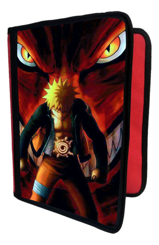 Carpeta A4 + Funda Sublimada De Naruto T520