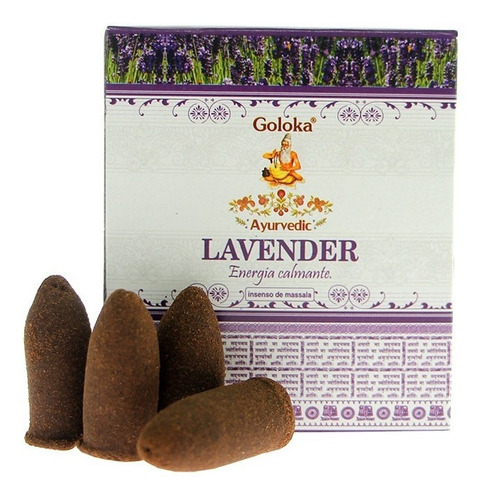 Imagem 4 de 6 de Incenso Goloka Cone Backflow Cascata 12 Cxs. - Aromas Mistos