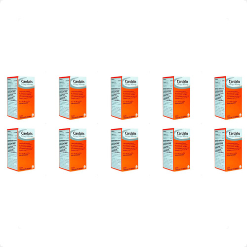 Combo 10 Cardalis 5mg/40mg 30 Comprimidos Cães De 11 A 20kg