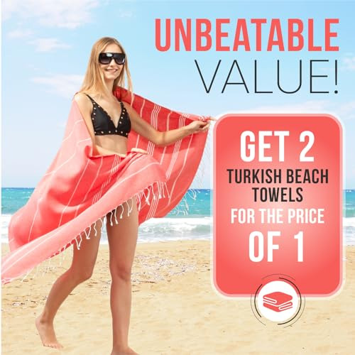 Conjunto De 2 Toallas De Playa Turcas Rumi&shams | Toalla D