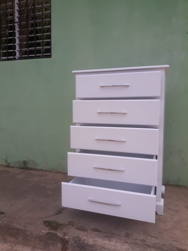 Imagen 1 de 4 de Biuro En Madera Color Blanco