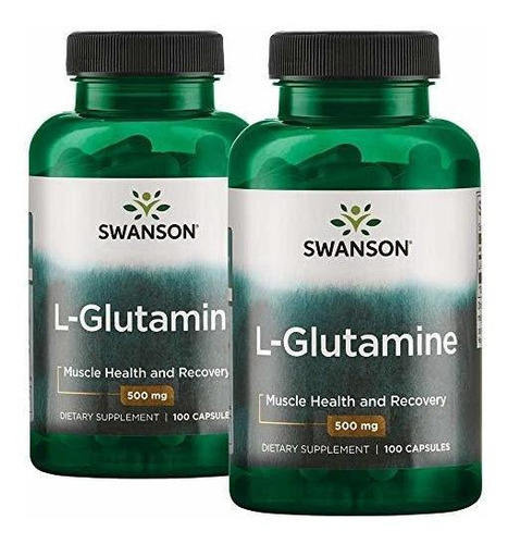 Swanson L-glutamina 500 Mg 200 Cáps.