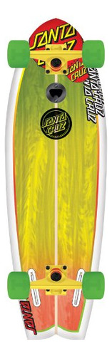 Santa Cruz Skate Land Shark Rasta Sk8 Tabla Completa 8,8 X