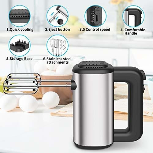 Hand Mixer Electric,senbowe Upgrade 250w 5-speed Electric H