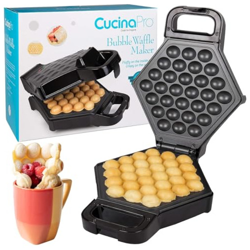 Bubble Waffle Maker - Electric Non Stick Hong Kong Egg Waffl